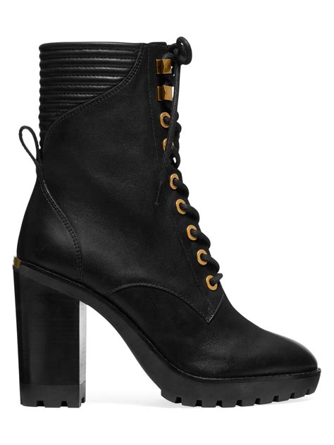 michael kors bastian lace up booties reviews|Michael Michael Kors Bastian Lace.